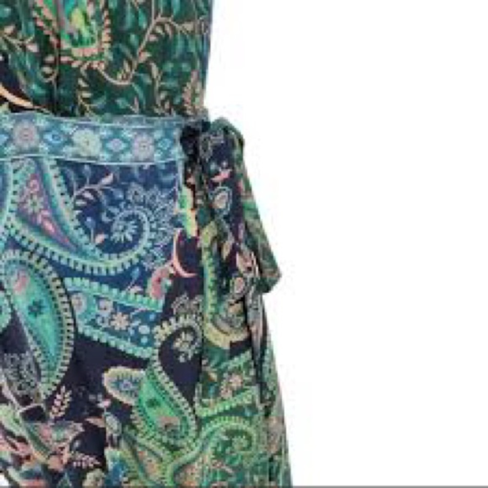 Farm Rio-Paisley Print Wrap Dress - Picture 4 of 6